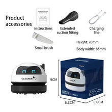 Load image into Gallery viewer, Protable Mini Desktop Vacuum Cleaner