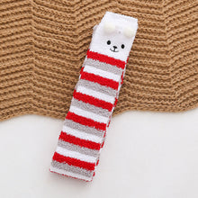 Load image into Gallery viewer, Over The Knee Coral Fleece Sleep Socks