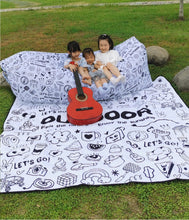 Load image into Gallery viewer, Inflatable Graffiti Printed Lazy Sofa