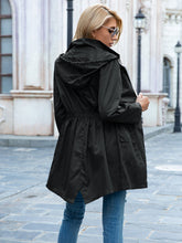 Load image into Gallery viewer, Women Hooded Waterproof Raincoat Hiking Jacket