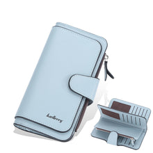 Load image into Gallery viewer, Women PU Leather 15 Card Holder Long Wallet