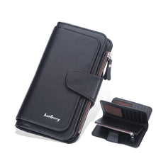 Load image into Gallery viewer, Women PU Leather 15 Card Holder Long Wallet