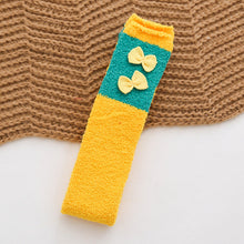 Load image into Gallery viewer, Over The Knee Coral Fleece Sleep Socks
