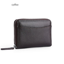 Load image into Gallery viewer, PU Leather Women Card Wallet Multi Color Coin Zipper Card Holder Wallet