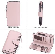 Load image into Gallery viewer, Women PU Leather 15 Card Holder Long Wallet