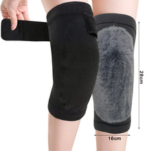 Load image into Gallery viewer, Winter Warm Faux Fur Knee Brace