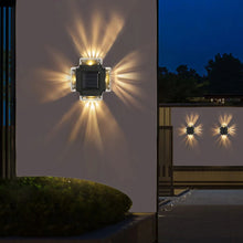 Load image into Gallery viewer, Solar Wall Lamp Outdoor Waterproof Solar Lights Up And Down Luminous Lighting