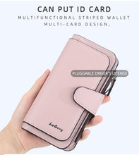 Load image into Gallery viewer, Women PU Leather 15 Card Holder Long Wallet