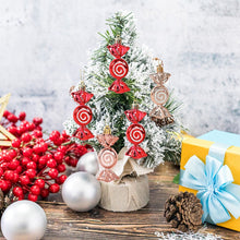 Load image into Gallery viewer, 6pcs/box Christmas Candy Pendant Xmas Tree Hanging Ornaments