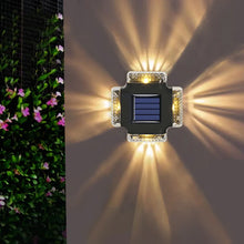 Load image into Gallery viewer, Solar Wall Lamp Outdoor Waterproof Solar Lights Up And Down Luminous Lighting
