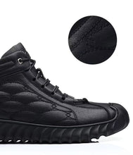 Load image into Gallery viewer, Men's Winter Waterproof PU Leather Casual Hiking Boots