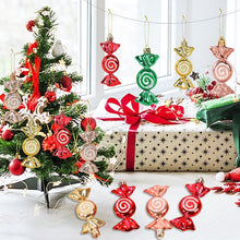 Load image into Gallery viewer, 6pcs/box Christmas Candy Pendant Xmas Tree Hanging Ornaments