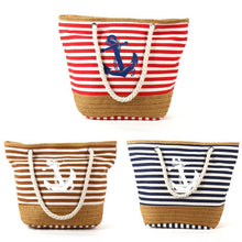 Load image into Gallery viewer, Women Summer Canvas Beach Bag Travel Tote Bag