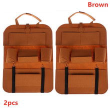 Load image into Gallery viewer, 2 Pcs Car Seat Back Multi-Pocket Storage Bag
