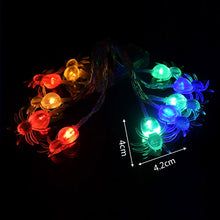 Load image into Gallery viewer, 3M 20Led Halloween Pumpkin Ghost Skeletons Bat Spider Led Light String Festival Lights