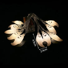 Load image into Gallery viewer, 3M 20Led Halloween Pumpkin Ghost Skeletons Bat Spider Led Light String Festival Lights