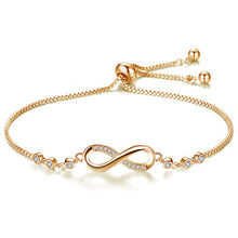 Load image into Gallery viewer, Infinity Rhinestone Bracelet