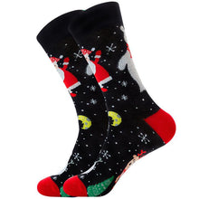 Load image into Gallery viewer, 6 Pack Funny Christmas Holiday Cotton Socks