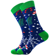 Load image into Gallery viewer, 6 Pack Funny Christmas Holiday Cotton Socks