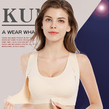 Load image into Gallery viewer, 2 In 1 Bra Posture Corrector Front Buckle Bra Non wired
