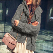 Load image into Gallery viewer, Chunky Knitted Cardigan