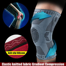 Load image into Gallery viewer, 1pc Knee Patella Protector Brace Silicone Spring Knee Pad