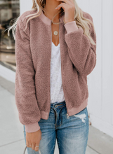 Load image into Gallery viewer, Women Winter Coat Teddy Bomber Jacket