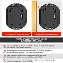 Load image into Gallery viewer, Waterproof Outdoor Hexagonal Solar Wall Light Up Down LED Lamp