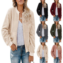 Load image into Gallery viewer, Women Winter Coat Teddy Bomber Jacket