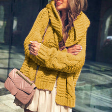 Load image into Gallery viewer, Chunky Knitted Cardigan