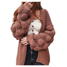 Load image into Gallery viewer, Women Oversized Cardigan Knitted