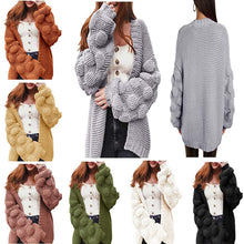 Load image into Gallery viewer, Women Oversized Cardigan Knitted