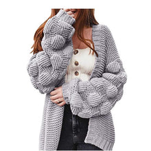 Load image into Gallery viewer, Women Oversized Cardigan Knitted