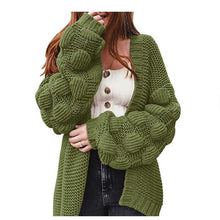 Load image into Gallery viewer, Women Oversized Cardigan Knitted