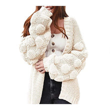 Load image into Gallery viewer, Women Oversized Cardigan Knitted