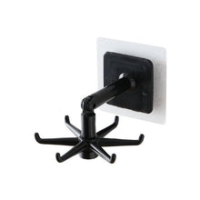 Load image into Gallery viewer, 3 Pack Kitchen Organizer Storage Holder Rack With 6 Rotatable Hooks