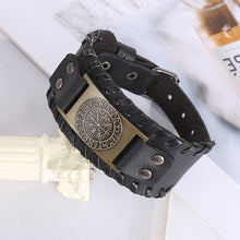 Load image into Gallery viewer, Wide Leather Bracelets for Men