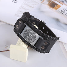 Load image into Gallery viewer, Wide Leather Bracelets for Men