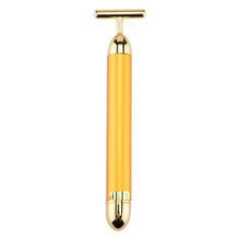 Load image into Gallery viewer, 24k Gold Face Lift Bar Roller Vibration Slimming Massager
