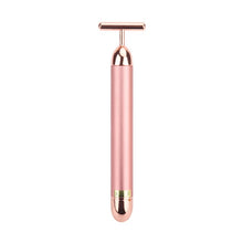 Load image into Gallery viewer, 24k Gold Face Lift Bar Roller Vibration Slimming Massager
