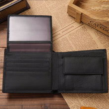 Load image into Gallery viewer, Genuine Leather Men Wallets