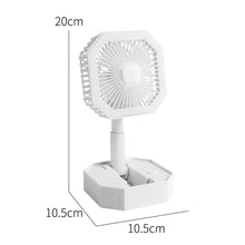 Load image into Gallery viewer, USB Rechargeable Portable Foldable Table Fan