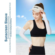 Load image into Gallery viewer, 1 Pair  Sports Running Arm Sleeves Breathable Ice Silk