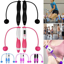 Load image into Gallery viewer, Digital LCD Jump Jumping Skipping Rope Calorie Count Counter Timer Fitness