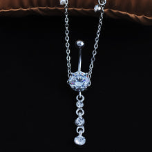 Load image into Gallery viewer, Waist Chain Belt Belly Button Ring