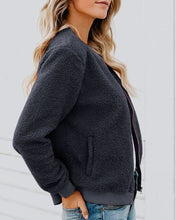 Load image into Gallery viewer, Women Winter Coat Teddy Bomber Jacket