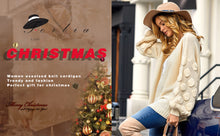 Load image into Gallery viewer, Women Oversized Cardigan Knitted