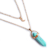 Load image into Gallery viewer, Crystal Pendant Necklace Choker