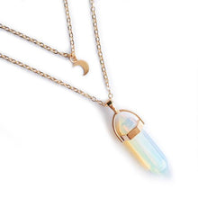 Load image into Gallery viewer, Crystal Pendant Necklace Choker