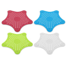 Load image into Gallery viewer, 4 Pack Bathroom Drain Hair Catcher Sink Strainer Filter Shower Cover